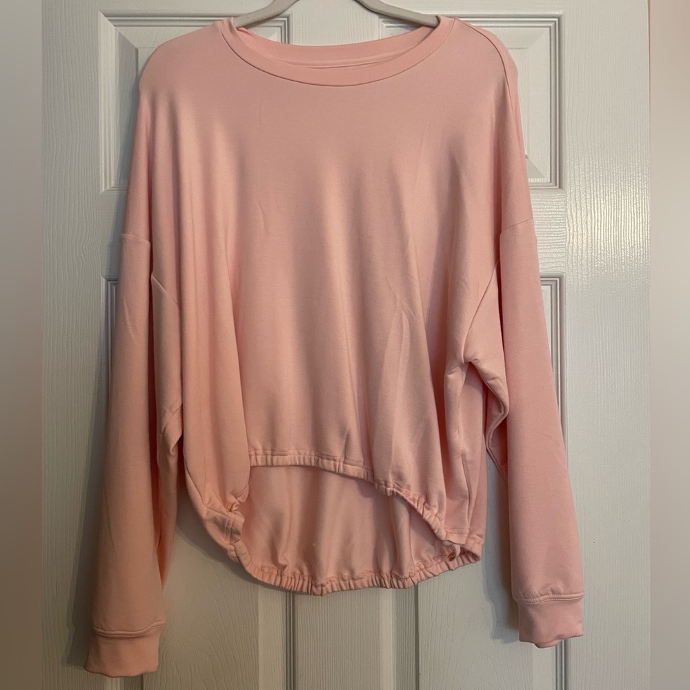Pink fabletics pullover